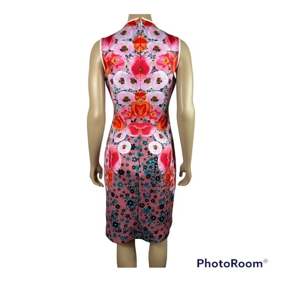 Clover Canyon Poppy Blossoms Neoprene Dress Sz M - Picture 2 of 10